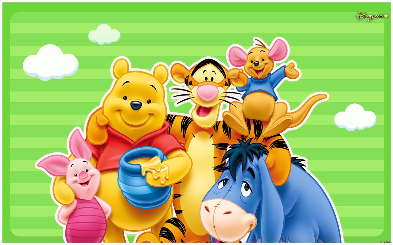 Walt Disney de dibujos animados de Winnie the Pooh fondo de pantalla (1) #3 - 1280x800