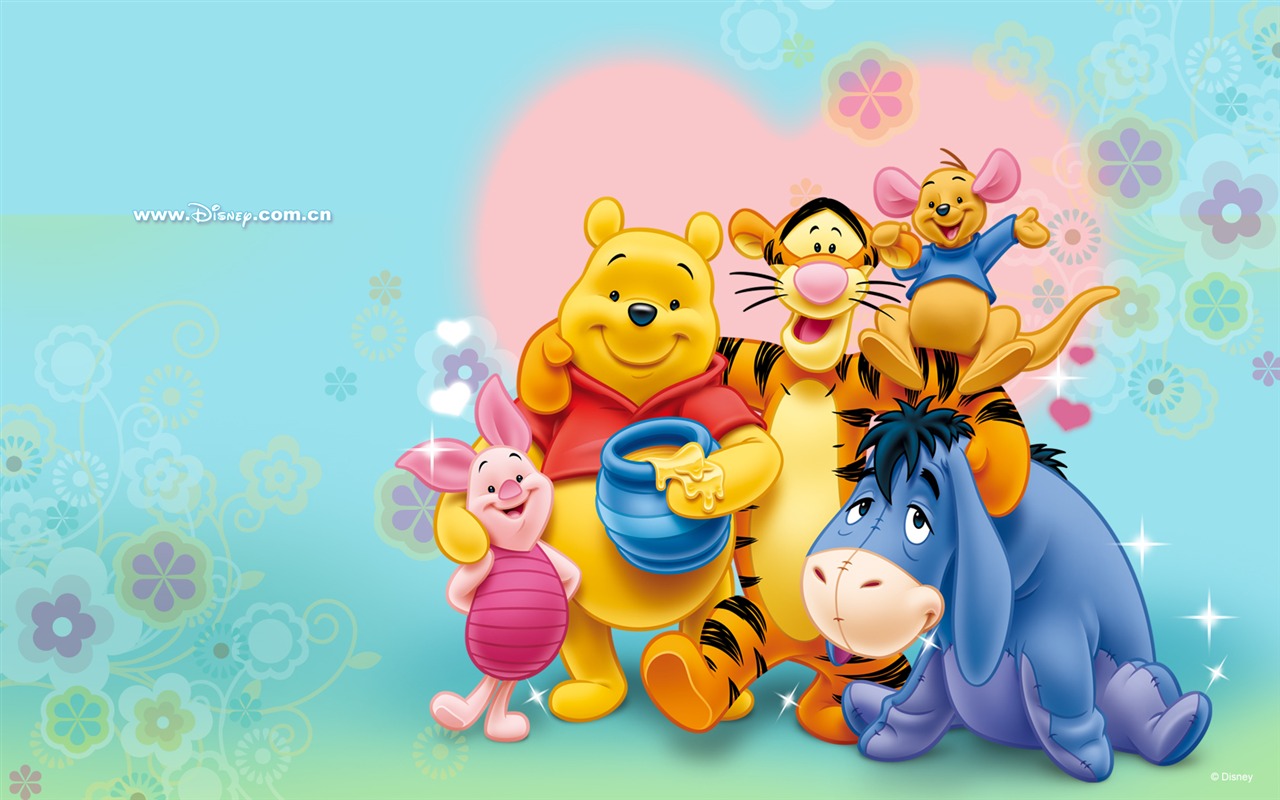 월트 디즈니 만화 곰돌이 푸우 벽지 (1) #24 - 1280x800