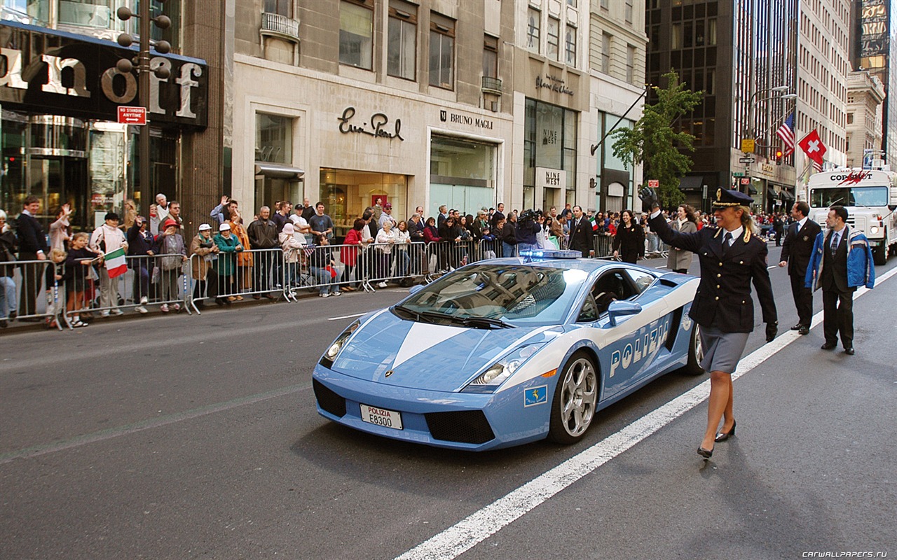 Lamborghini Gallardo Police - 2005 兰博基尼4 - 1280x800