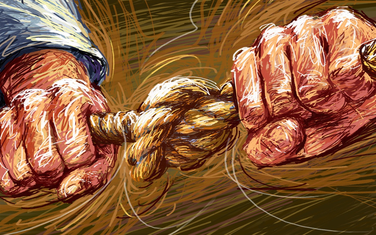 Living hand-painted wallpaper widescreen (2) #13 - 1280x800