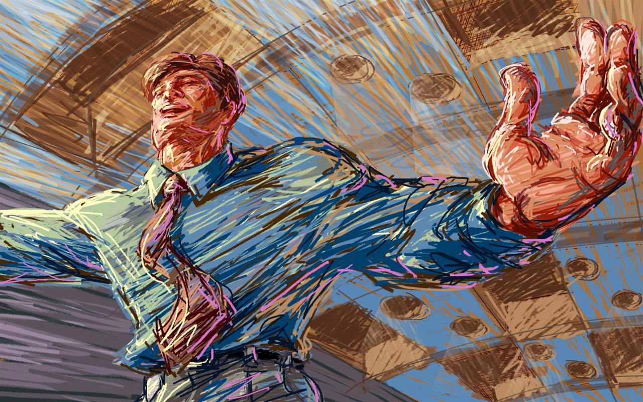 Living hand-painted wallpaper widescreen (2) #16 - 1280x800