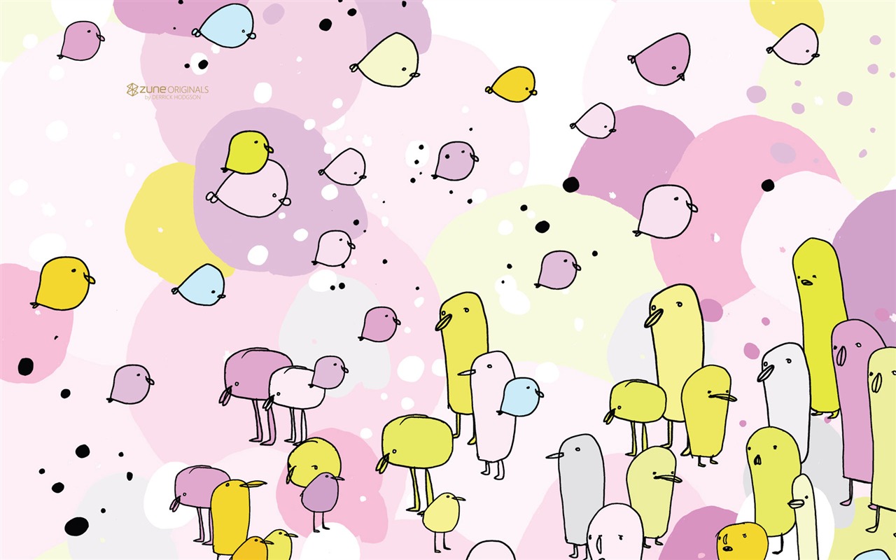 ZUNE 卡通壁紙 #8 - 1280x800