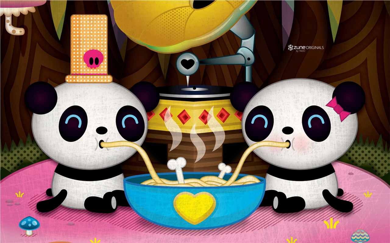 ZUNE Cartoon tapety #9 - 1280x800