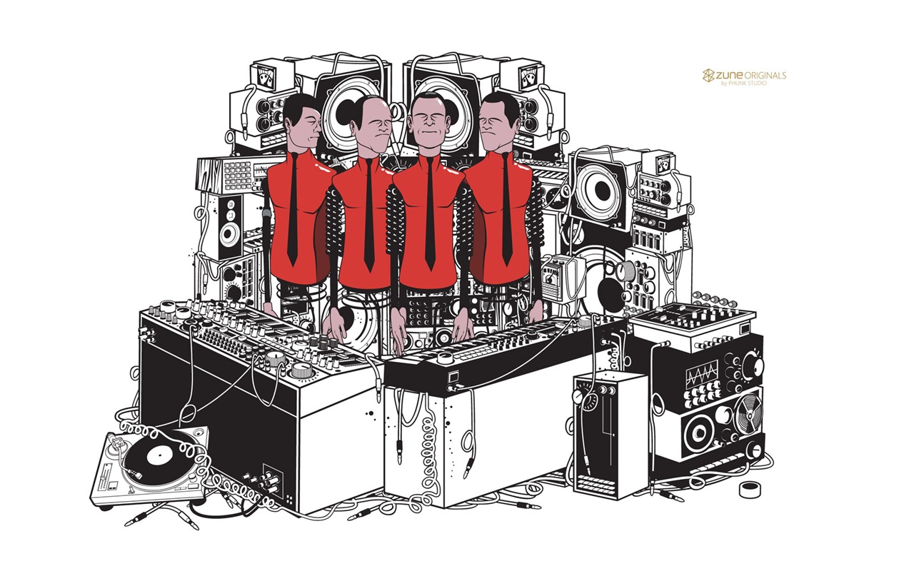 ZUNE Cartoon tapety #15 - 1280x800