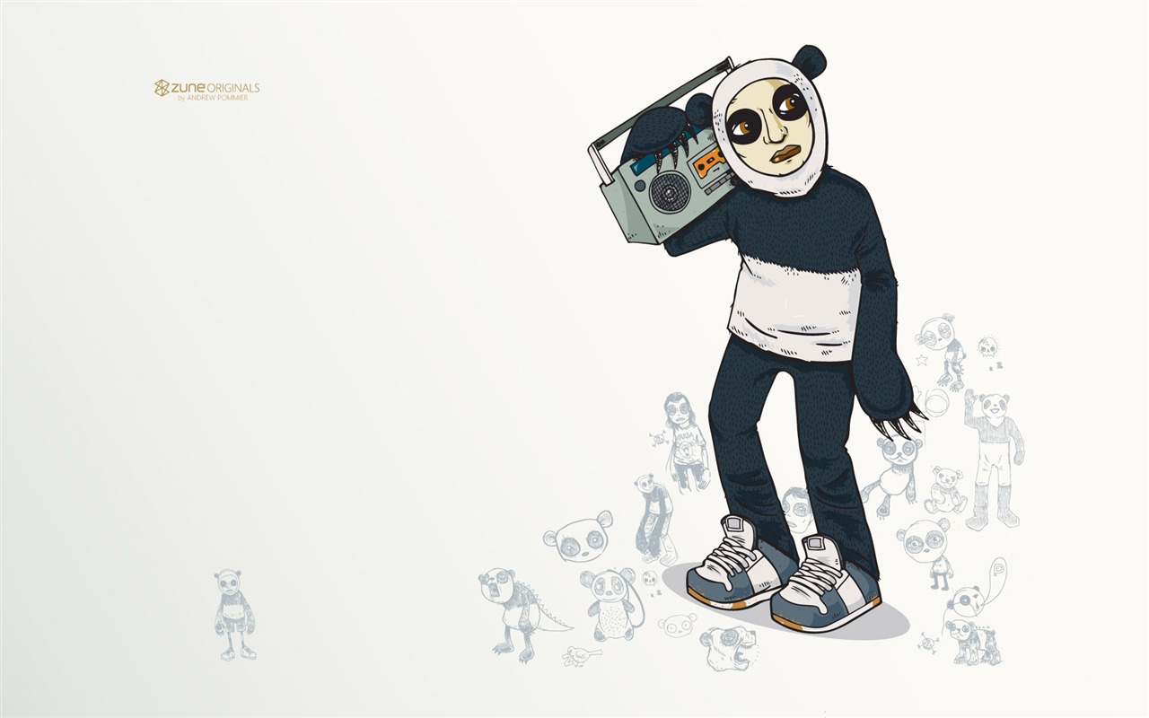 ZUNE 卡通壁紙 #16 - 1280x800