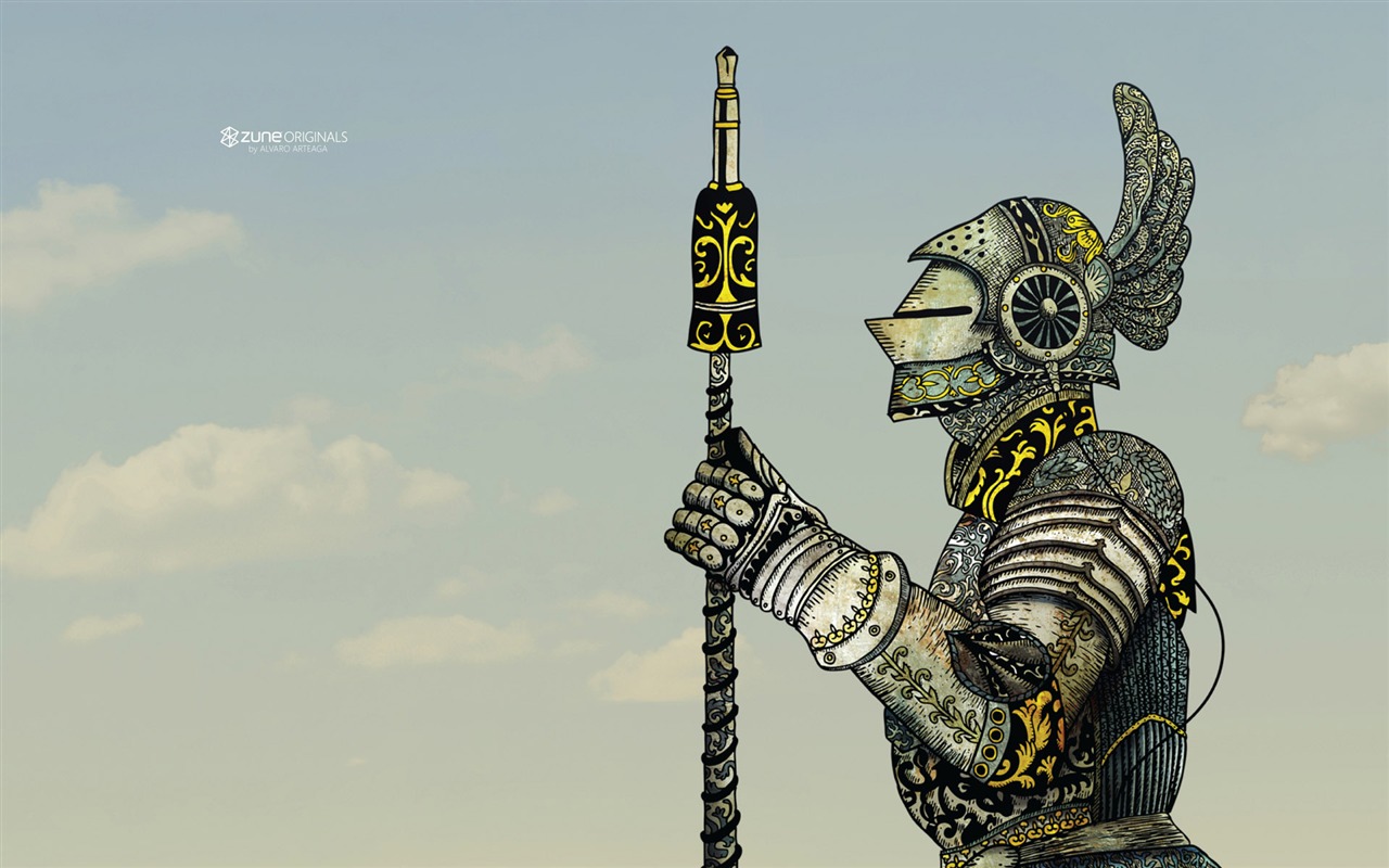 ZUNE Cartoon tapety #17 - 1280x800