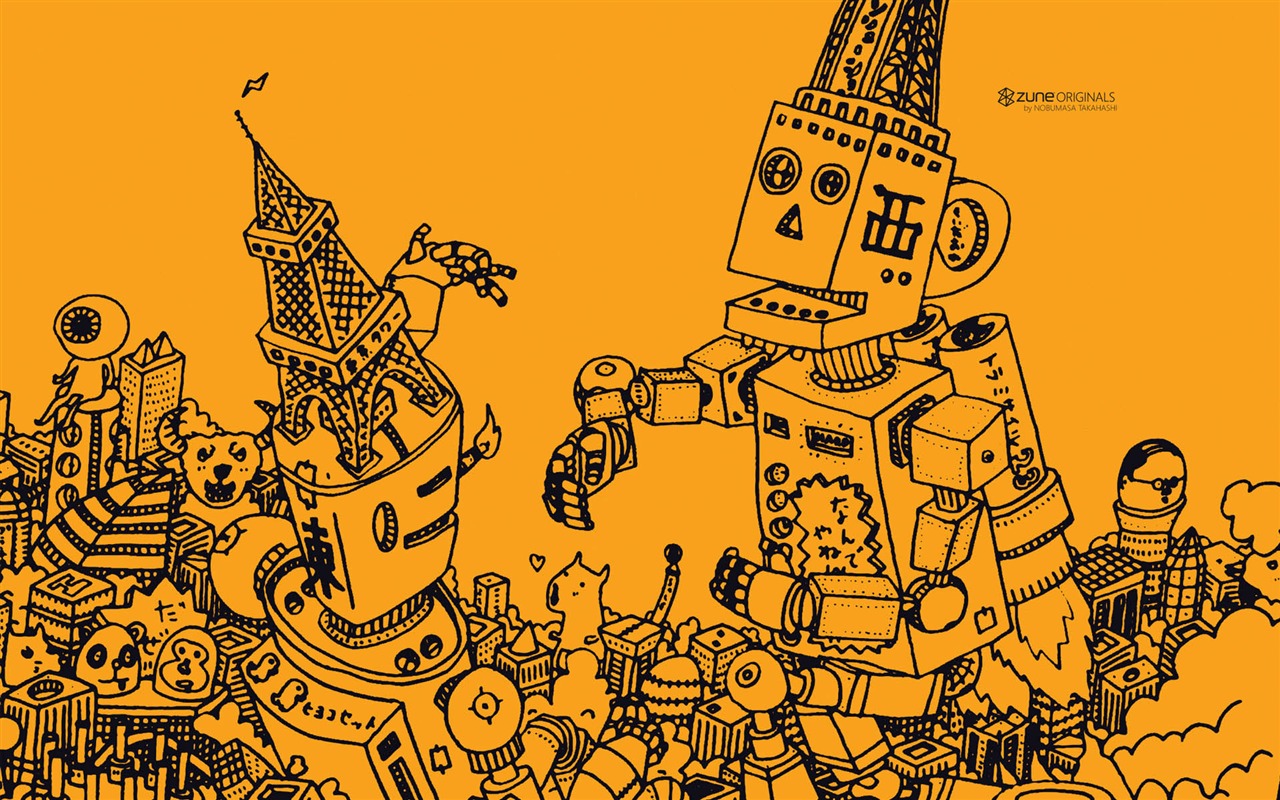 ZUNE 卡通壁紙 #18 - 1280x800