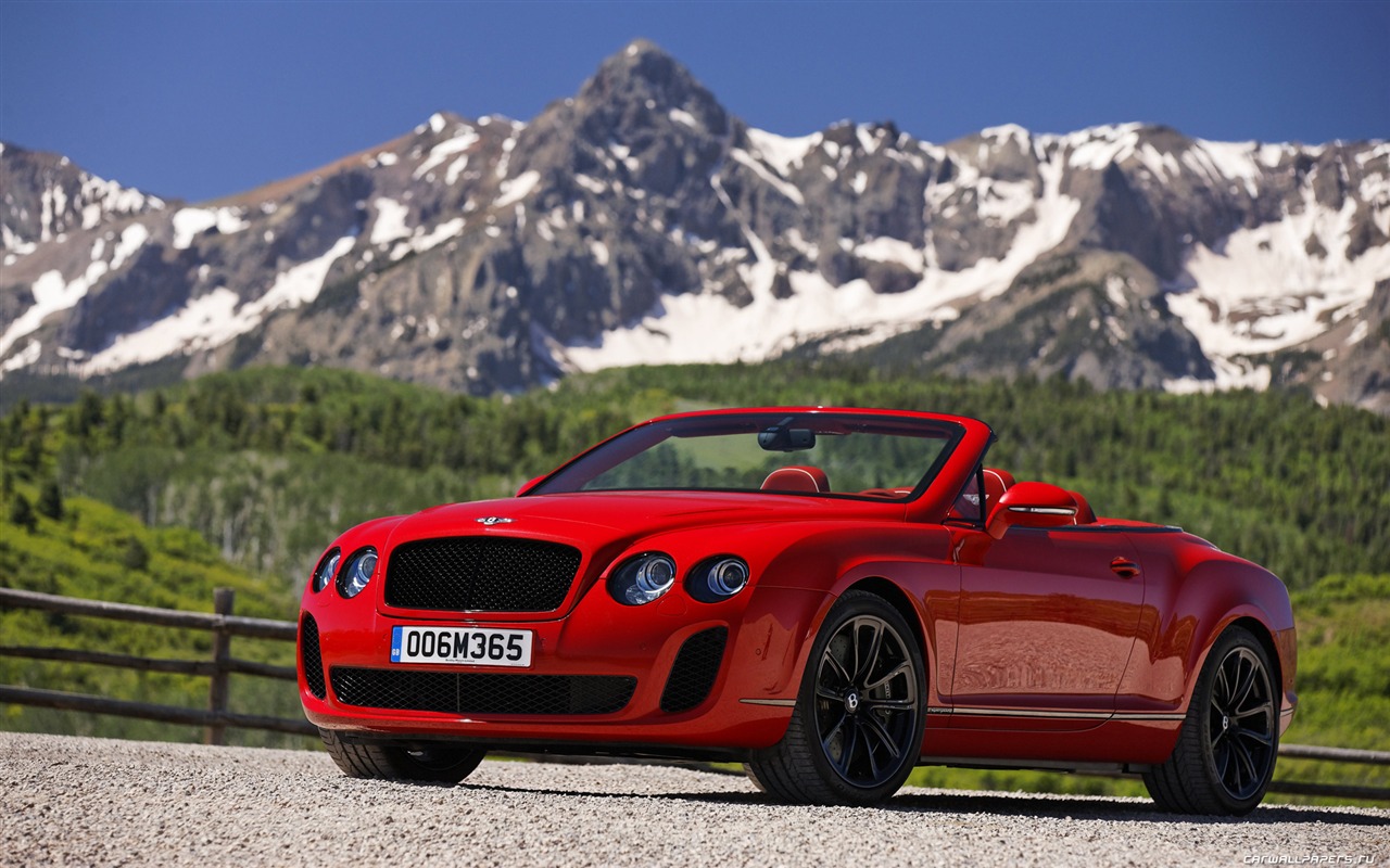 Bentley Continental Supersports Cabrio - 2010 HD tapetu #7 - 1280x800