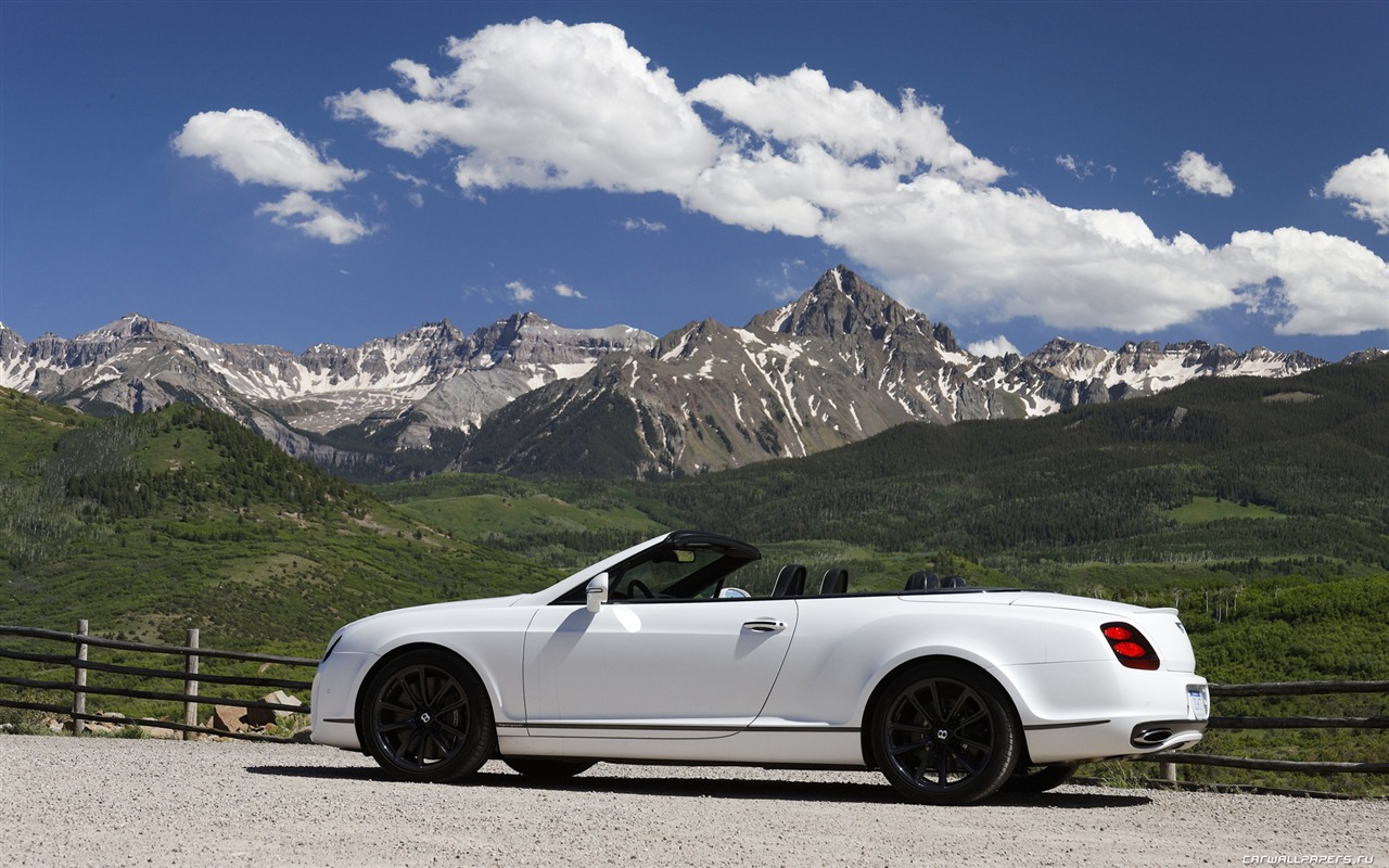 Bentley Continental Supersports Cabrio - 2010 HD tapetu #38 - 1280x800