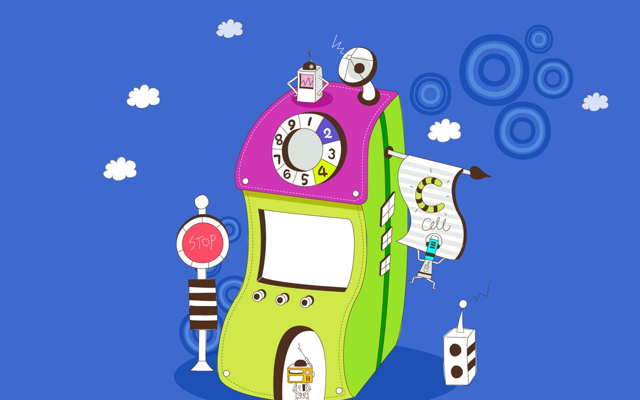 Technologie Vector představit, tapety (2) #11 - 1280x800