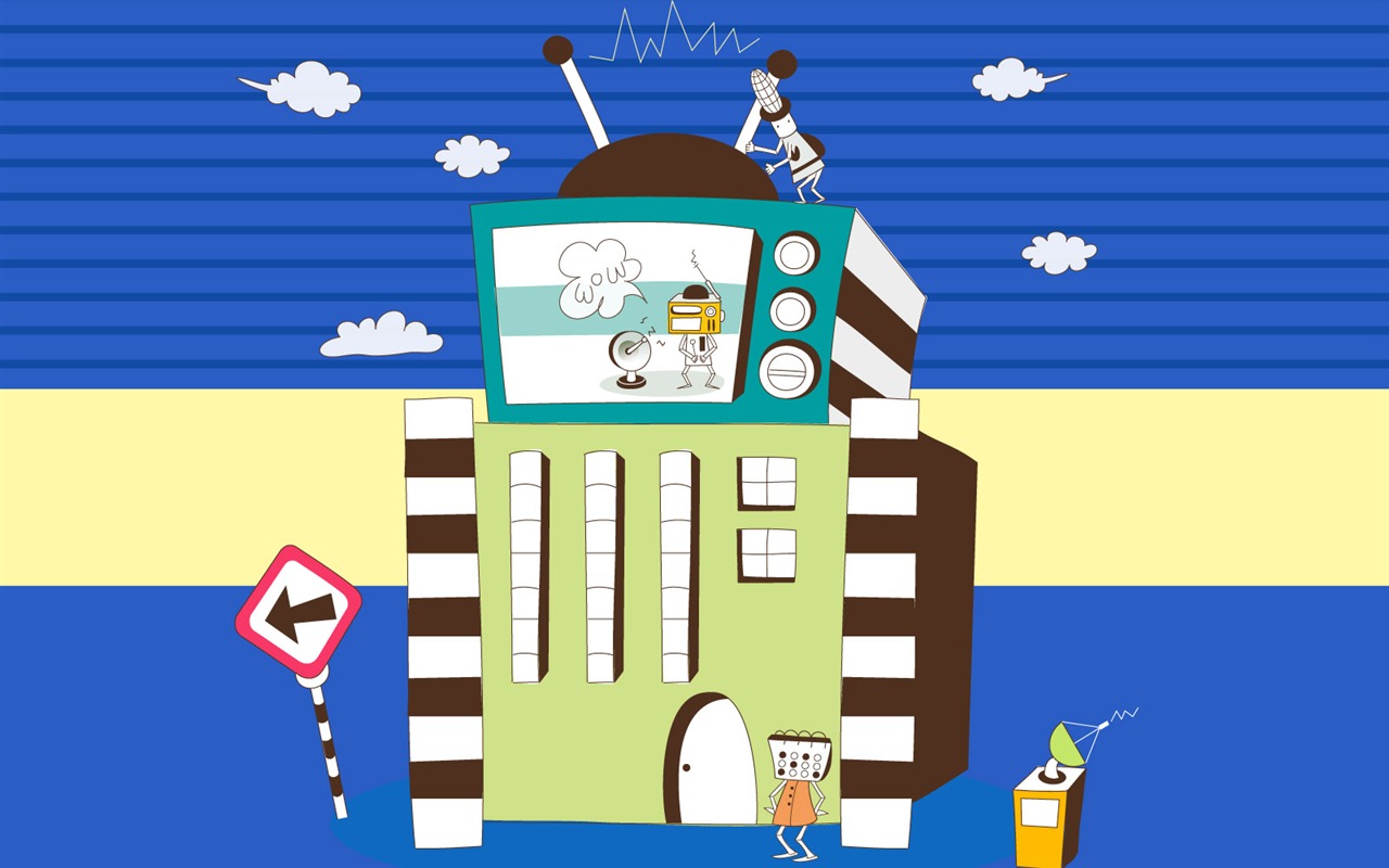 矢量科技想像 壁紙(四) #5 - 1280x800