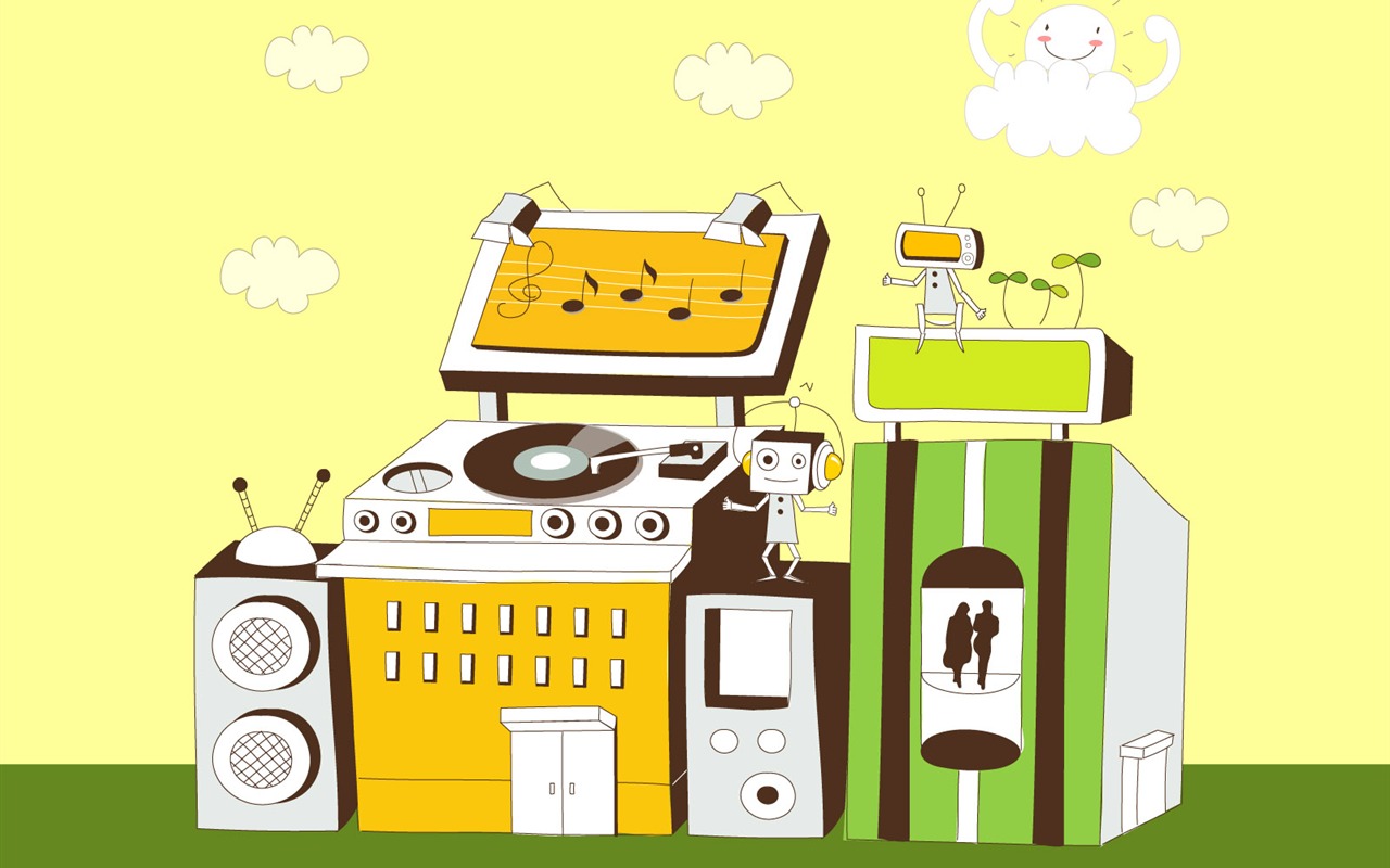 Technologie Vector představit, tapety (4) #11 - 1280x800