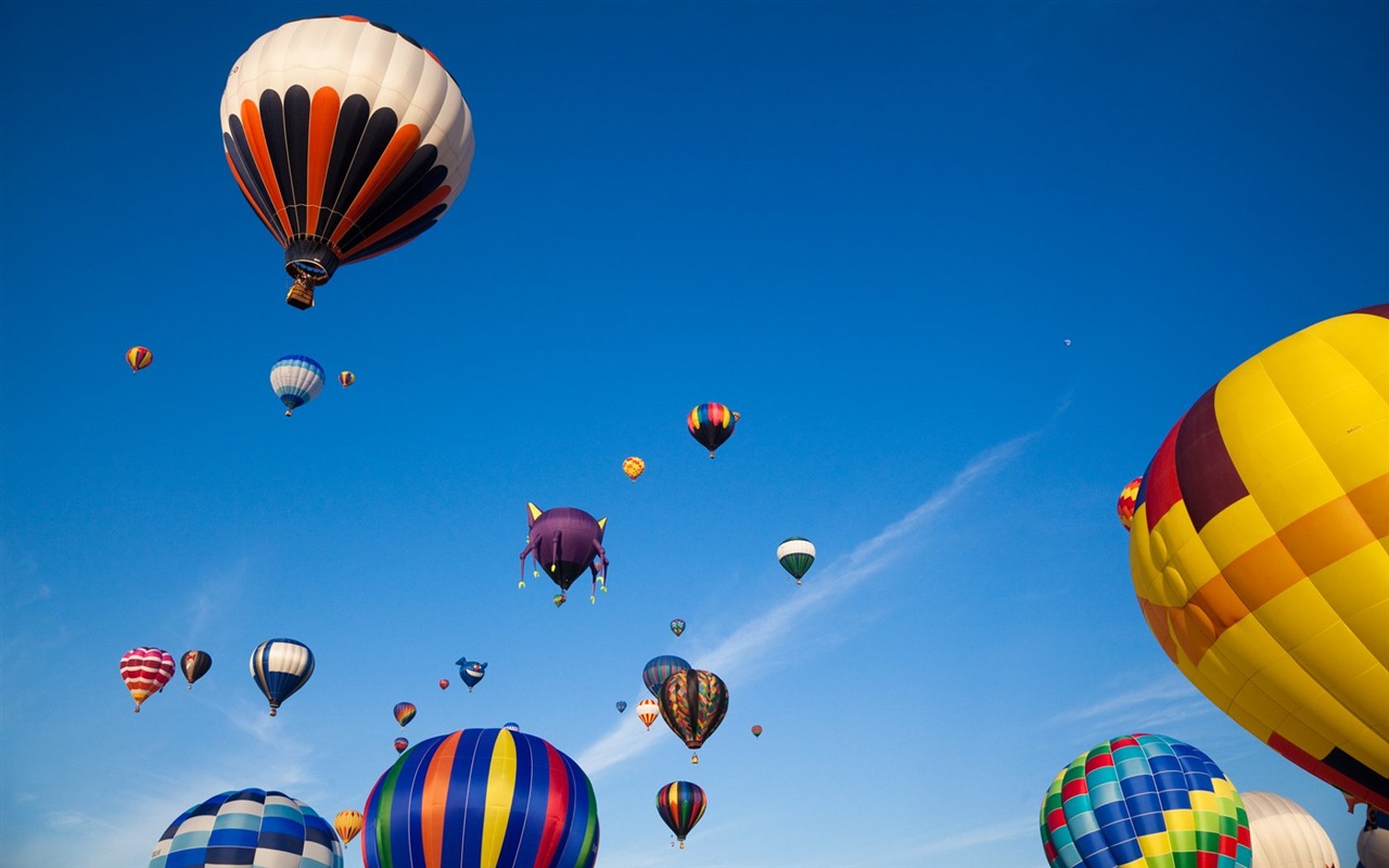 Colorful hot air balloons wallpaper (1) #5 - 1280x800