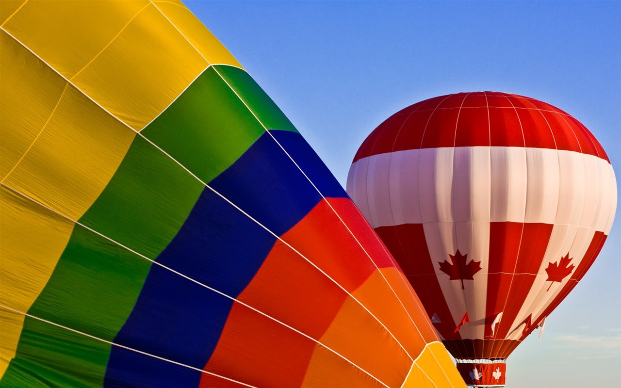 Colorful hot air balloons wallpaper (2) #3 - 1280x800