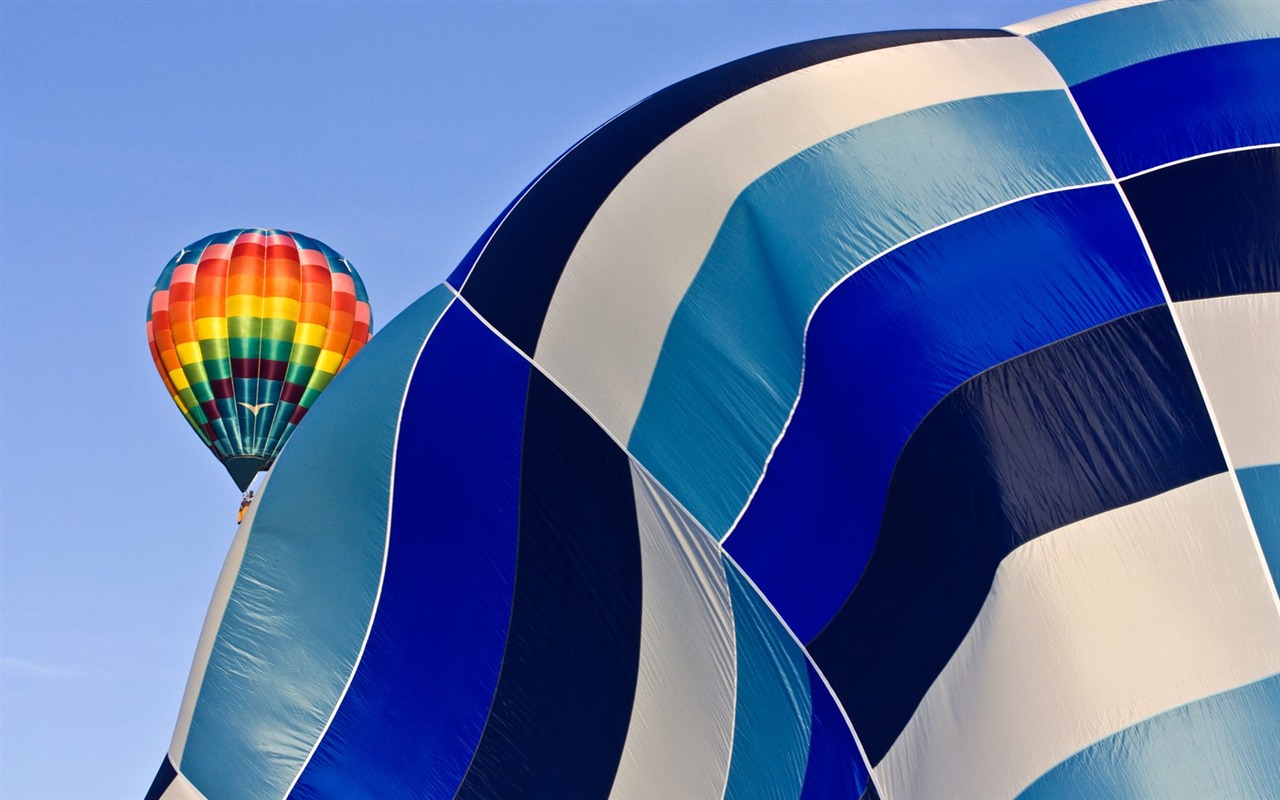 Coloridos globos de aire caliente fondo de pantalla (2) #4 - 1280x800