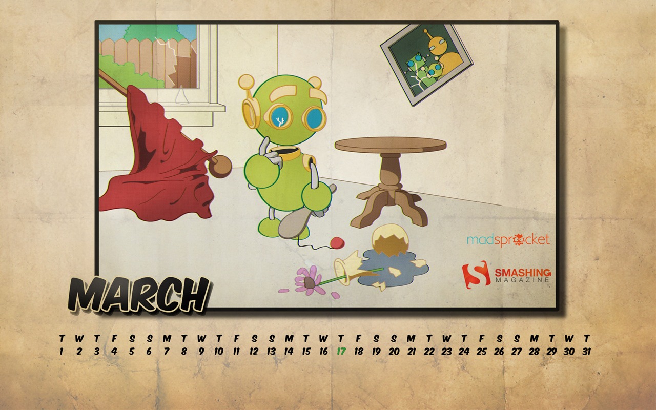 March 2011 Calendar Wallpaper #19 - 1280x800