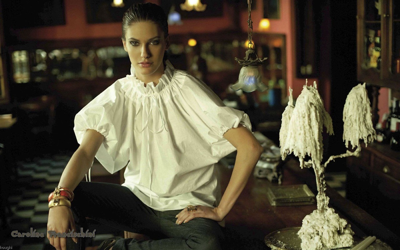 Caroline Francischini 卡羅琳·弗朗西斯基尼 美女壁紙 #14 - 1280x800