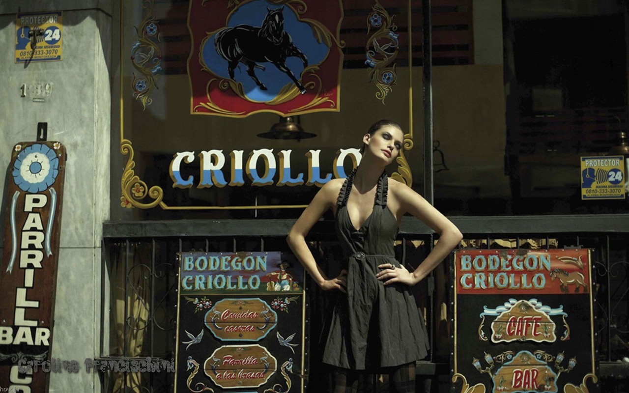 Caroline Francischini krásnou tapetu #16 - 1280x800