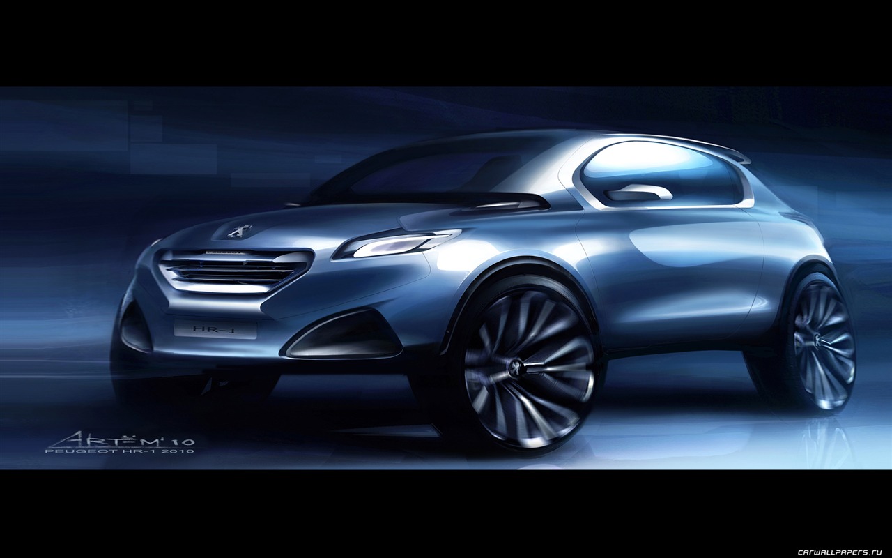 Concept Car Peugeot HR1 - 2010 標誌 #28 - 1280x800