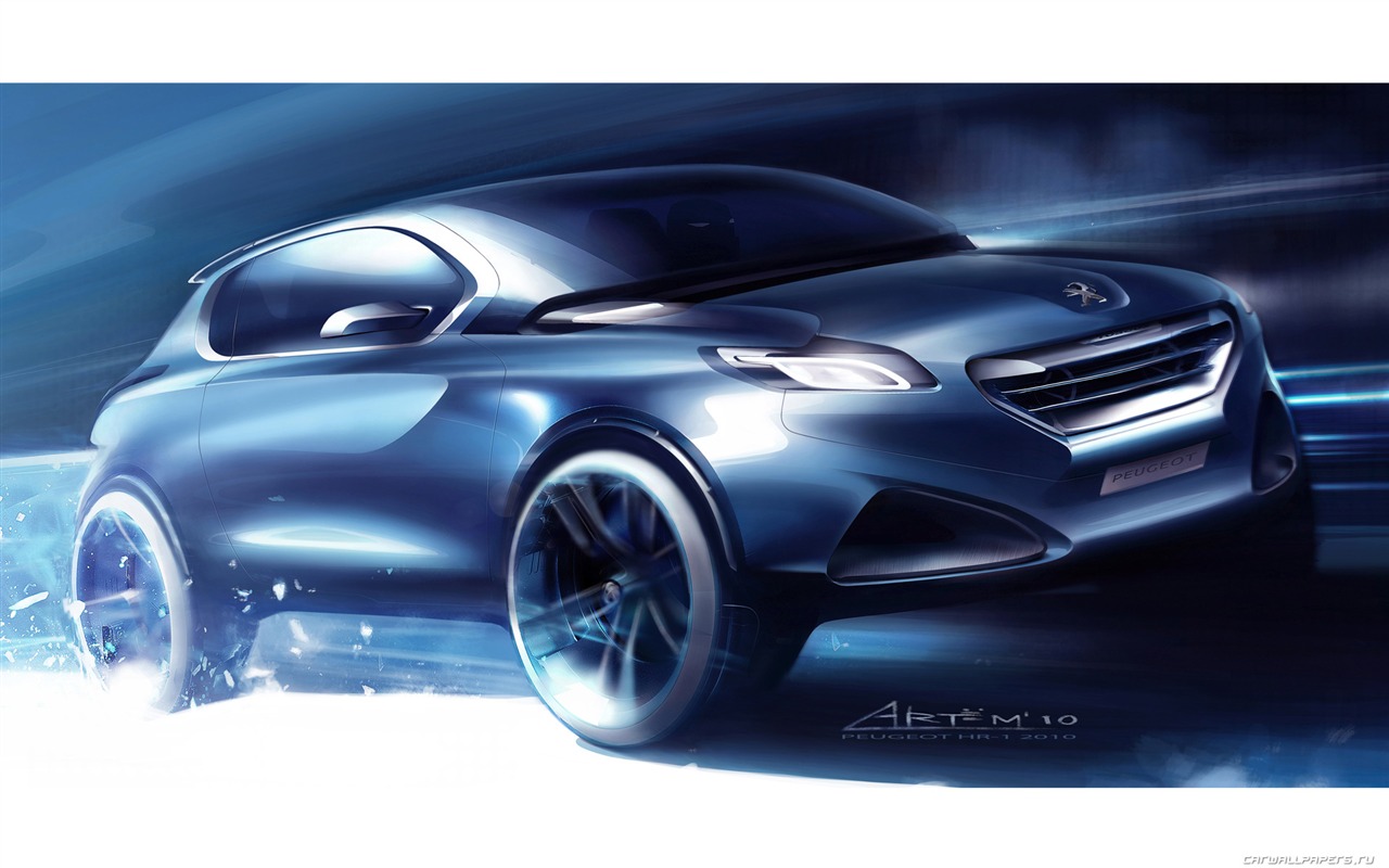 Concept Car Peugeot HR1 - 2010 標誌 #29 - 1280x800
