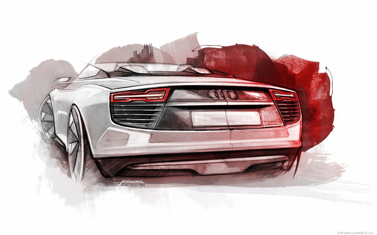 Concept Car Audi e-tron Spyder - 2010 奥迪30 - 1280x800