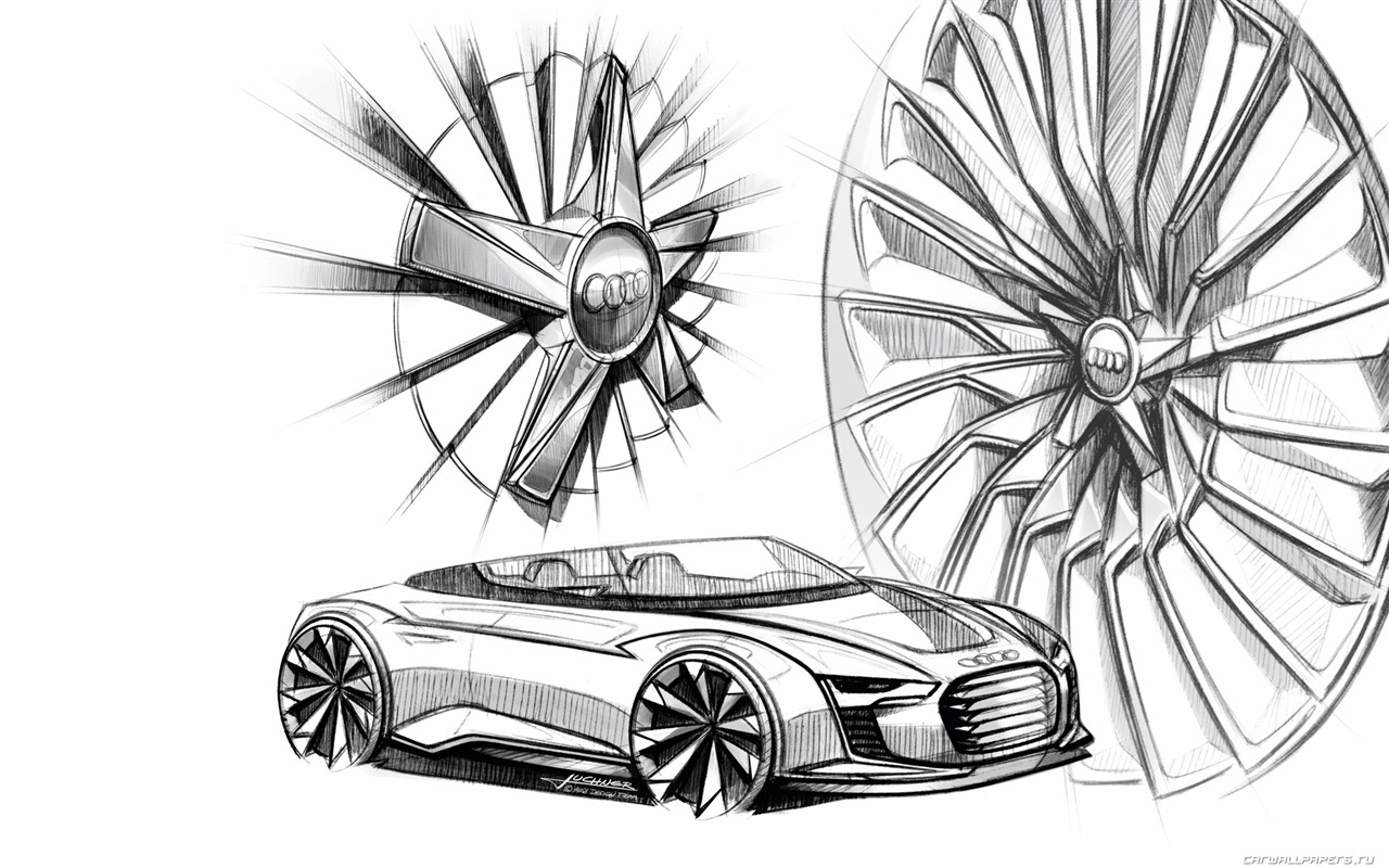 Concept Car Audi e-tron Spyder - 2010 HD tapetu #33 - 1280x800