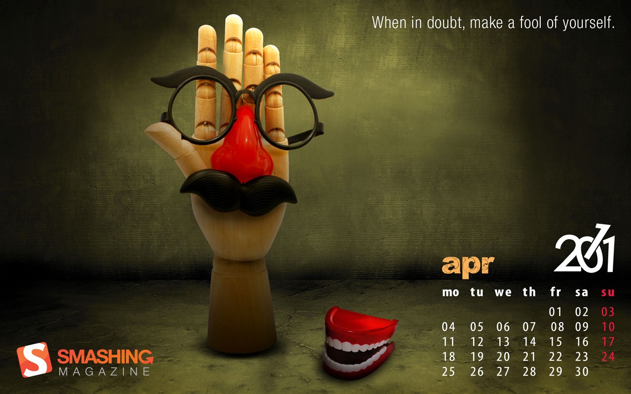 April 2011 Calendar Wallpaper (1) #14 - 1280x800