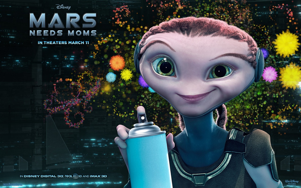 Mars Needs Moms 火星救母记 壁纸专辑3 - 1280x800