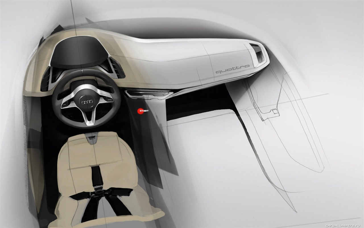 Concept Car Audi quattro - 2010 HD tapetu #34 - 1280x800
