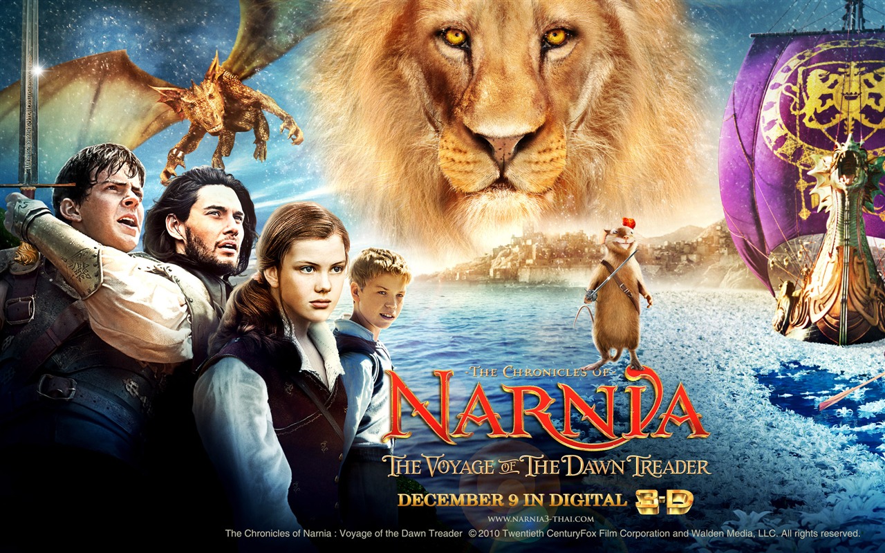 Las Crónicas de Narnia: La Travesía del Viajero del Alba fondos de pantalla #14 - 1280x800