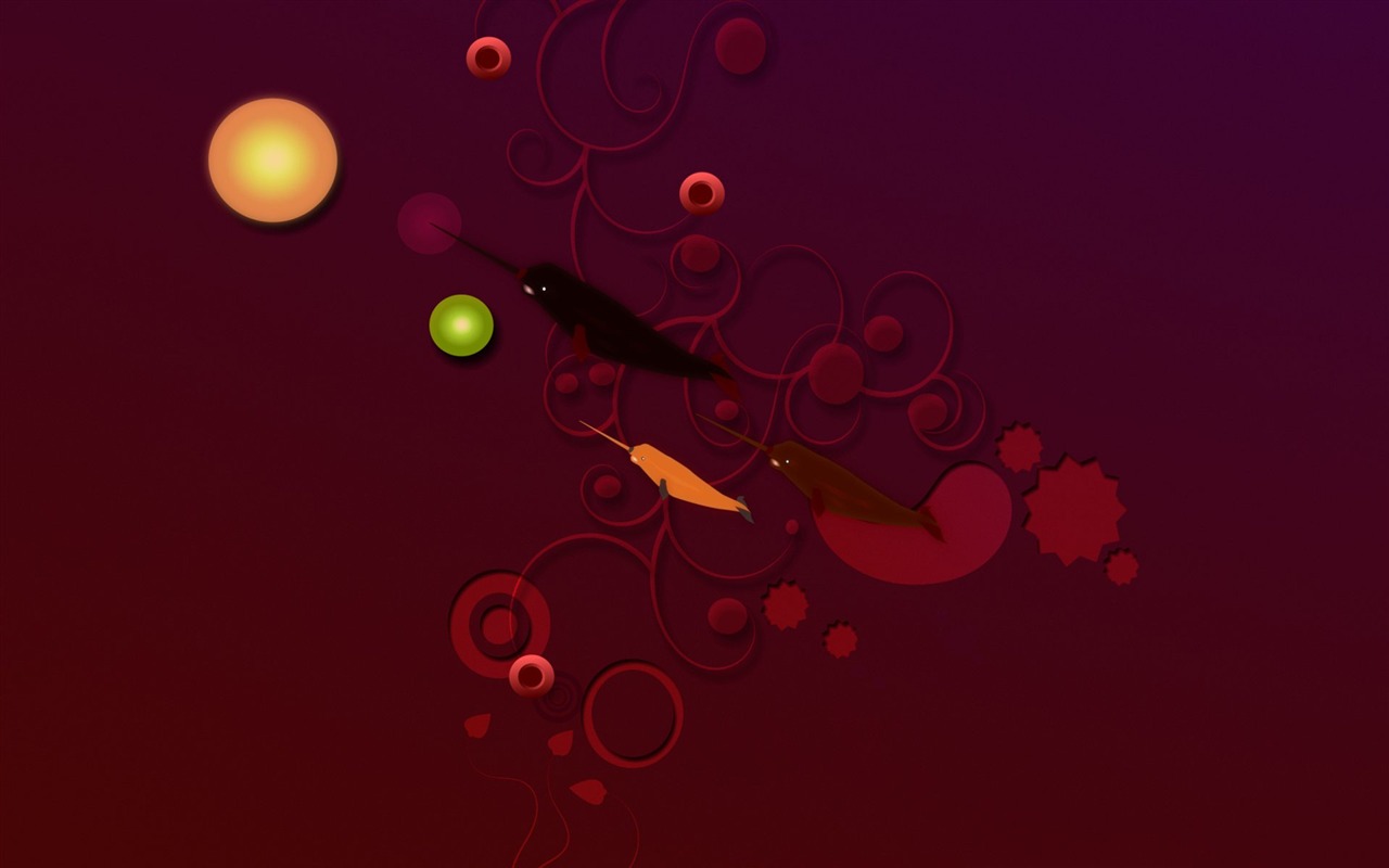Ubuntu 系統 官方壁紙(二) #12 - 1280x800