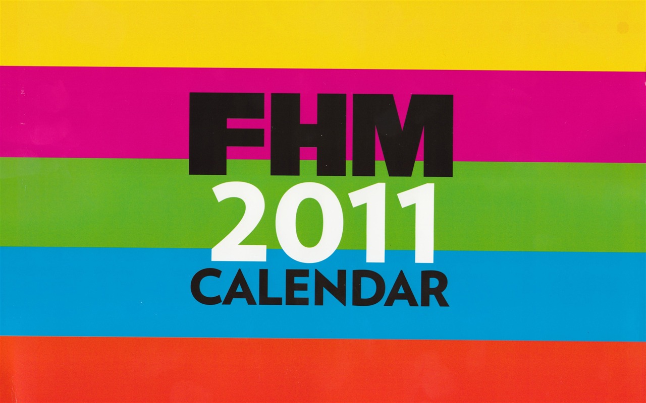 Calendario 2011 de FHM fondos de escritorio de la actriz (2) #13 - 1280x800