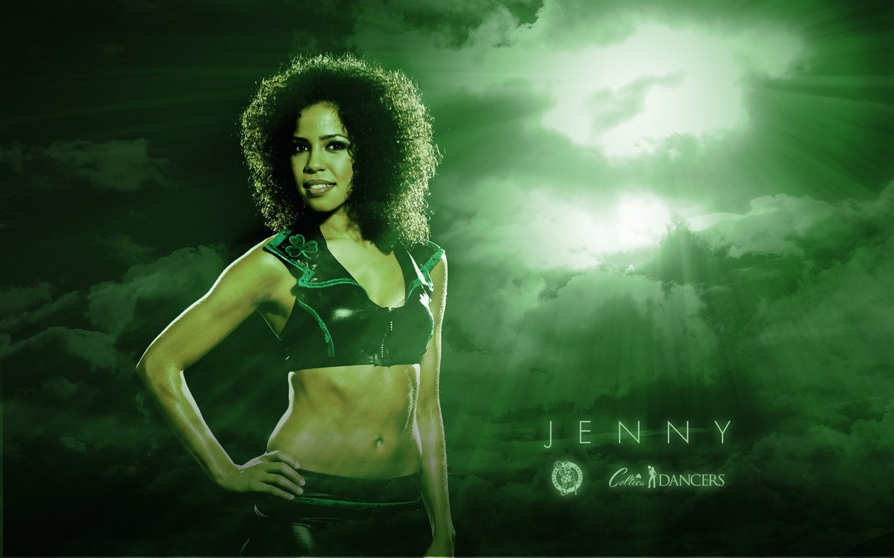 NBA 2010-11 season, the Celtics cheerleaders wallpaper #11 - 1280x800