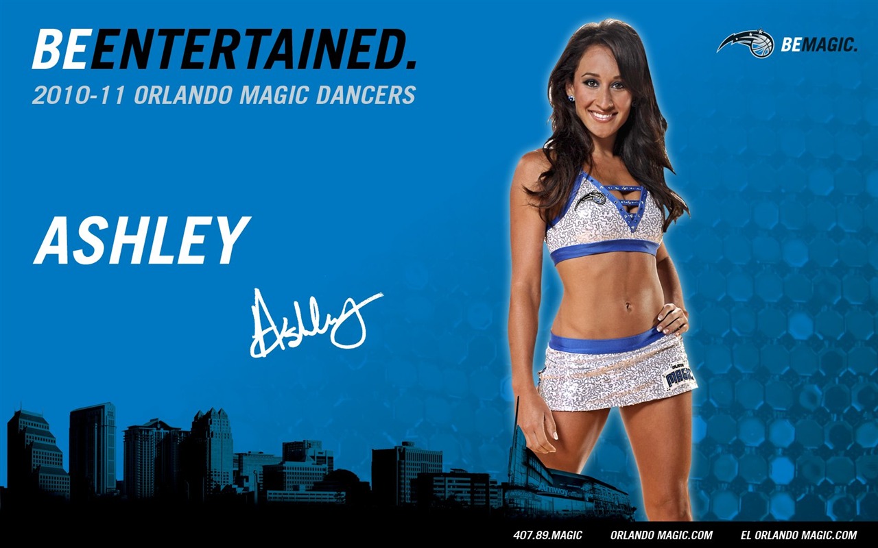 NBA 2010-11 season, the Magic cheerleaders wallpaper #3 - 1280x800