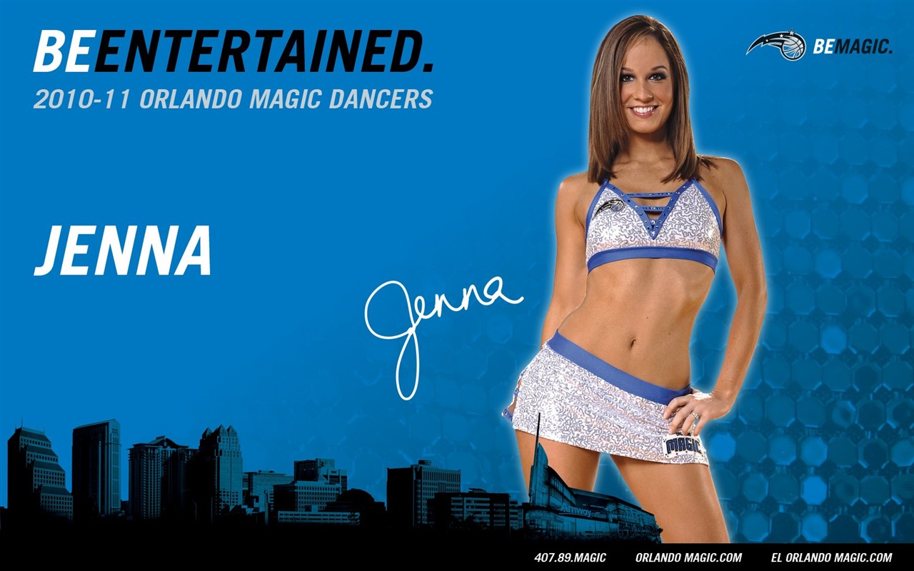 NBA Saison 2010-11, die Magic Cheerleader Tapete #10 - 1280x800