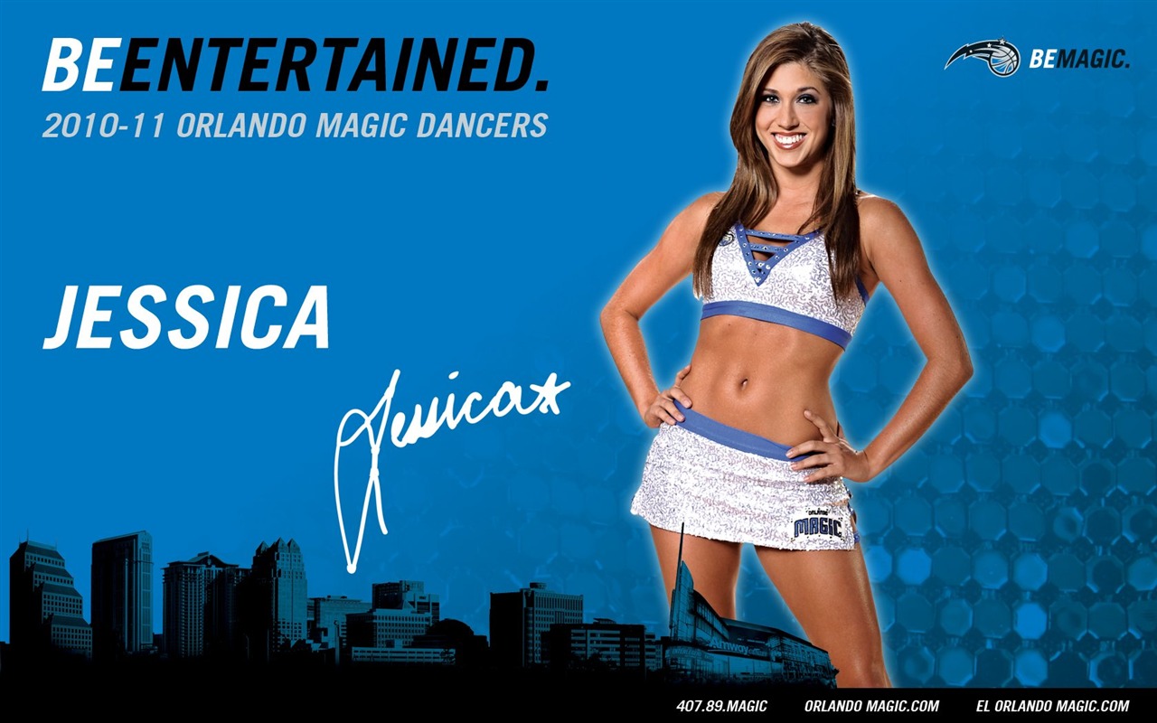 NBA Saison 2010-11, die Magic Cheerleader Tapete #11 - 1280x800