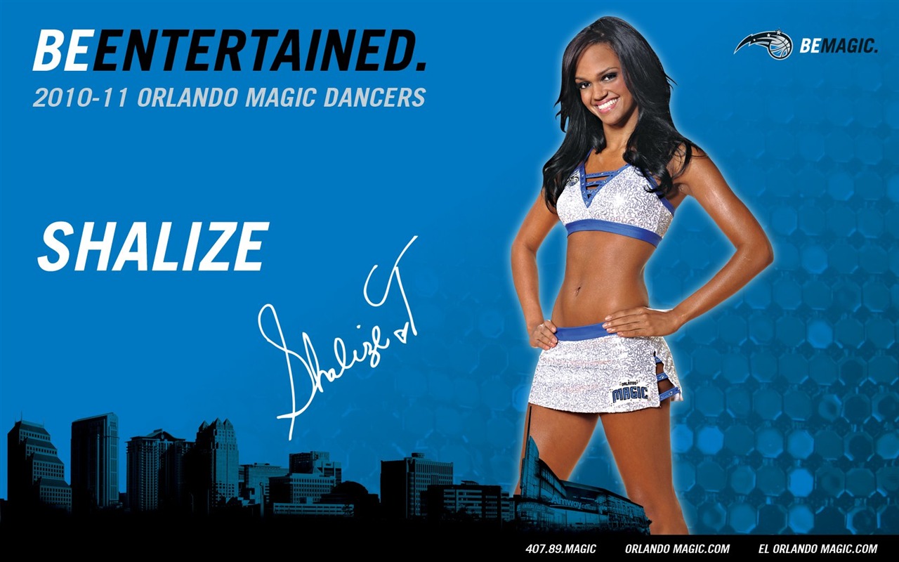 NBA 2010-11 season, the Magic cheerleaders wallpaper #17 - 1280x800