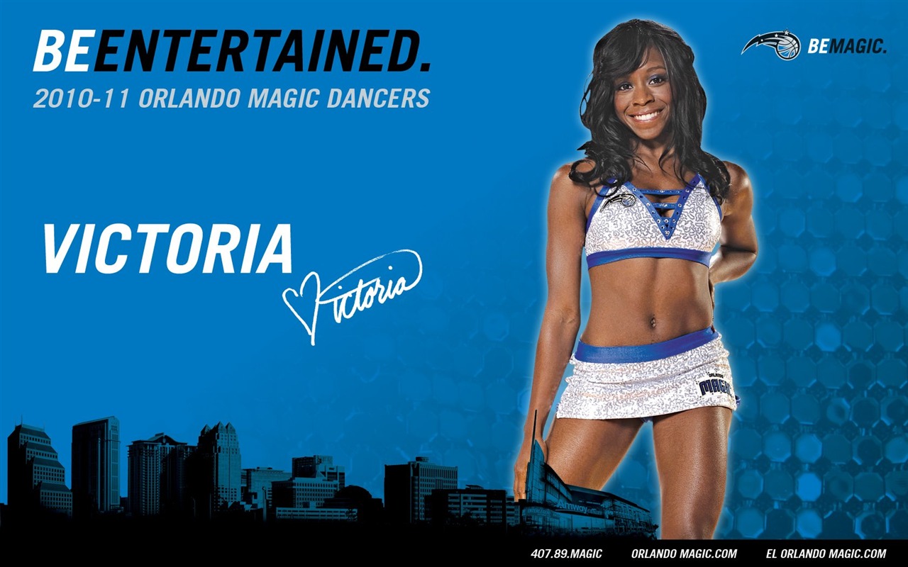 NBA 2010-11 season, the Magic cheerleaders wallpaper #19 - 1280x800