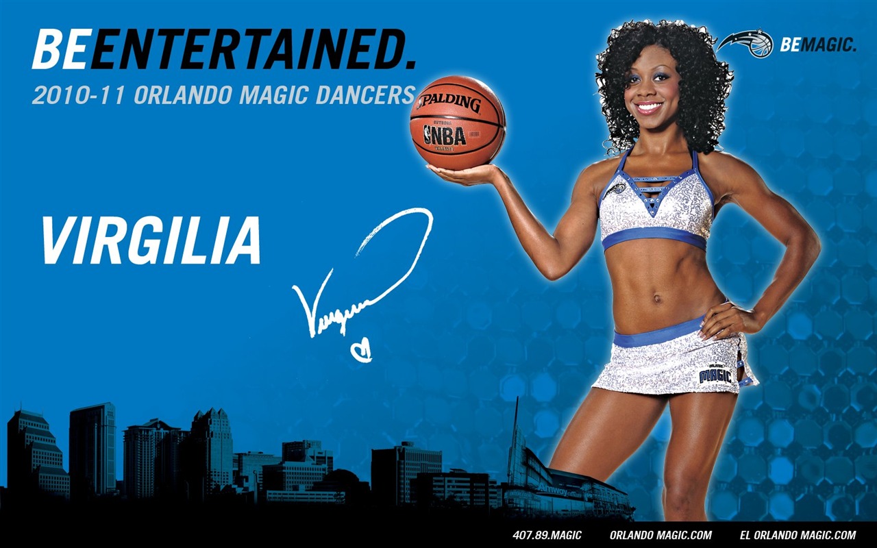 NBA 2010-11 season, the Magic cheerleaders wallpaper #20 - 1280x800