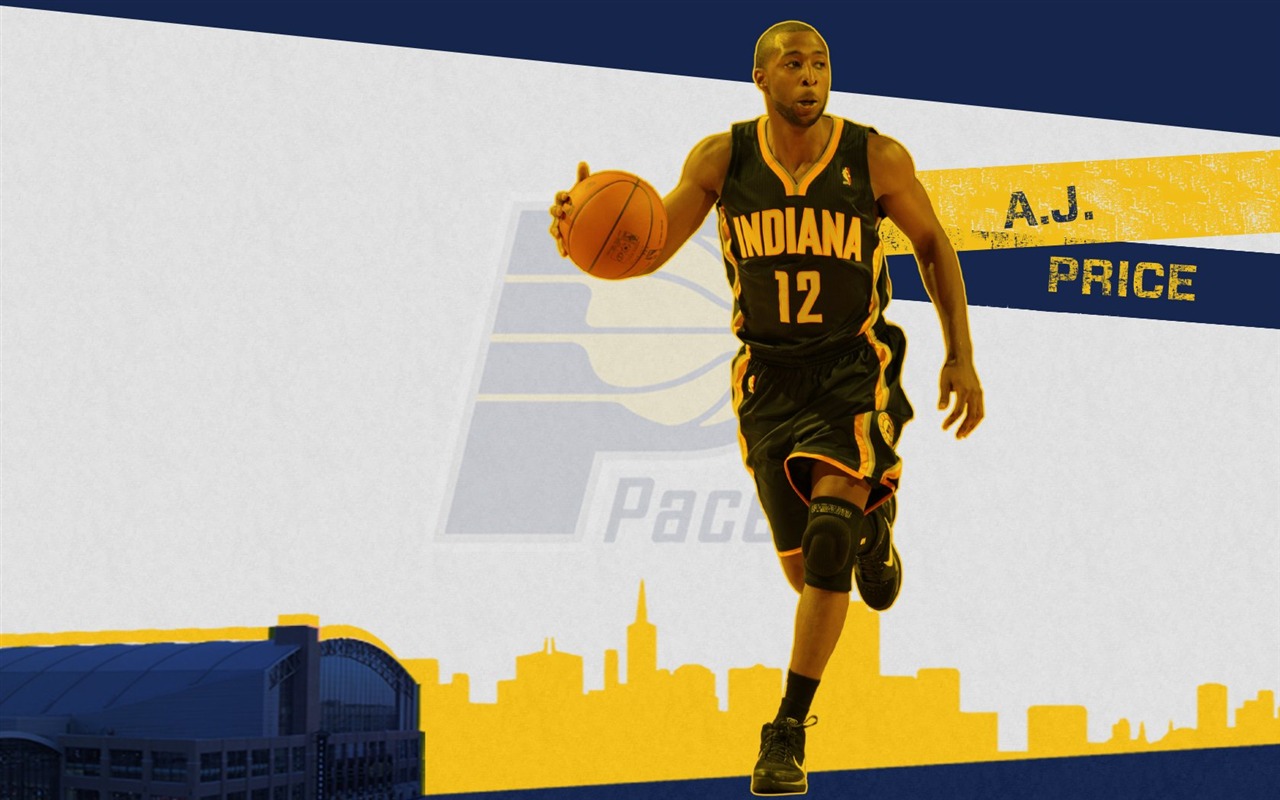 NBA 2010-11賽季 印第安納步行者隊 壁紙 #13 - 1280x800