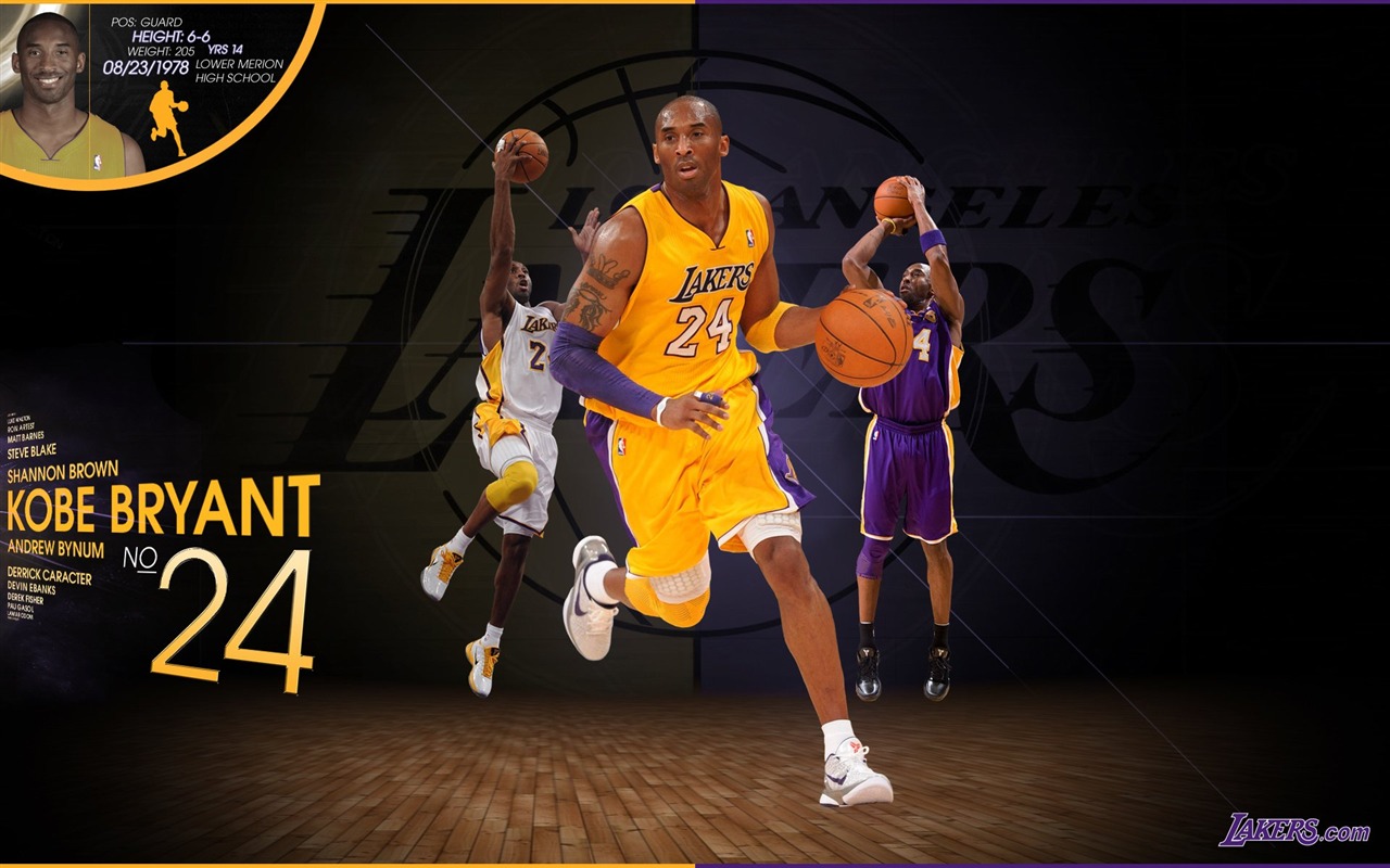 NBA 2010-11賽季 洛杉磯湖人隊 壁紙 #6 - 1280x800