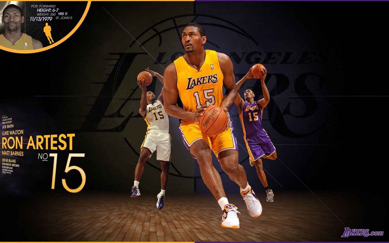 NBA la saison 2010-11, les Lakers de Los Angeles Fonds d'écran #11 - 1280x800