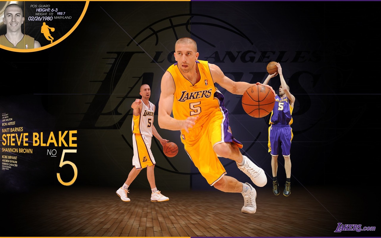NBA 2010-11 temporada, Los Angeles Lakers Fondo de Pantalla #13 - 1280x800