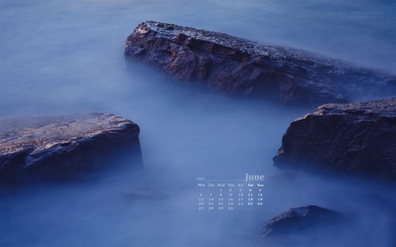 Juni 2011 Kalender Wallpaper (1) #5 - 1280x800