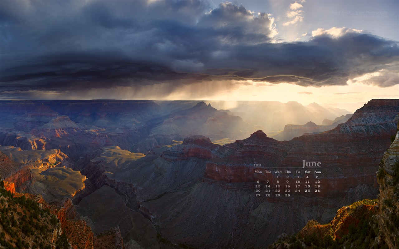 June 2011 Calendar Wallpaper (1) #7 - 1280x800