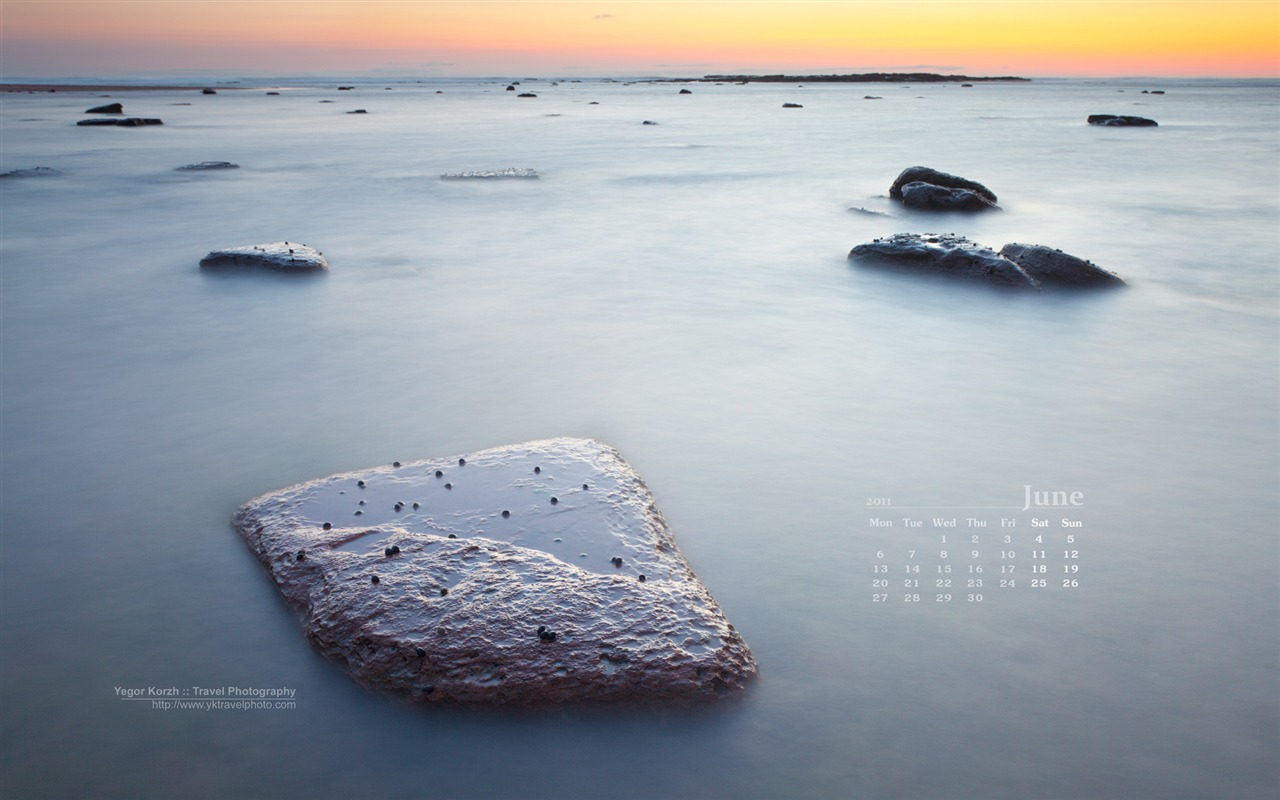 Juni 2011 Kalender Wallpaper (2) #16 - 1280x800