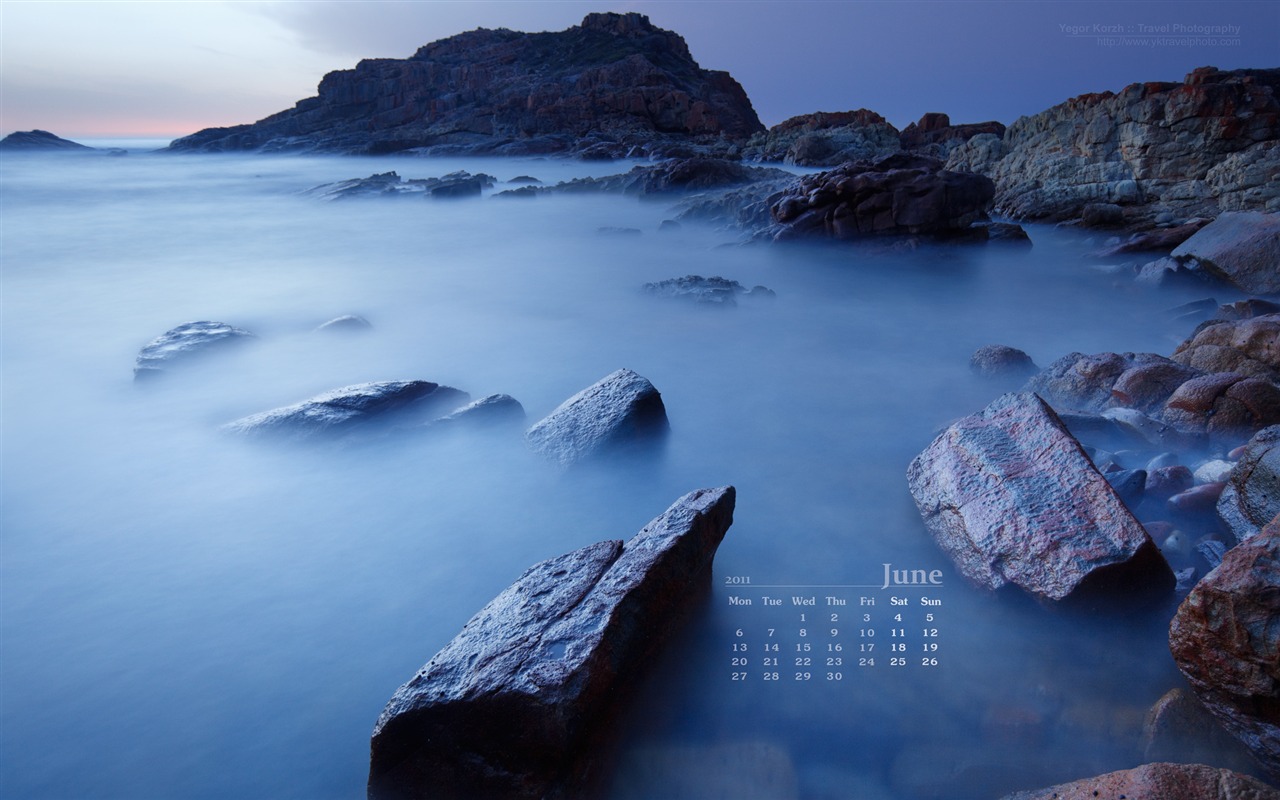 Juni 2011 Kalender Wallpaper (2) #17 - 1280x800