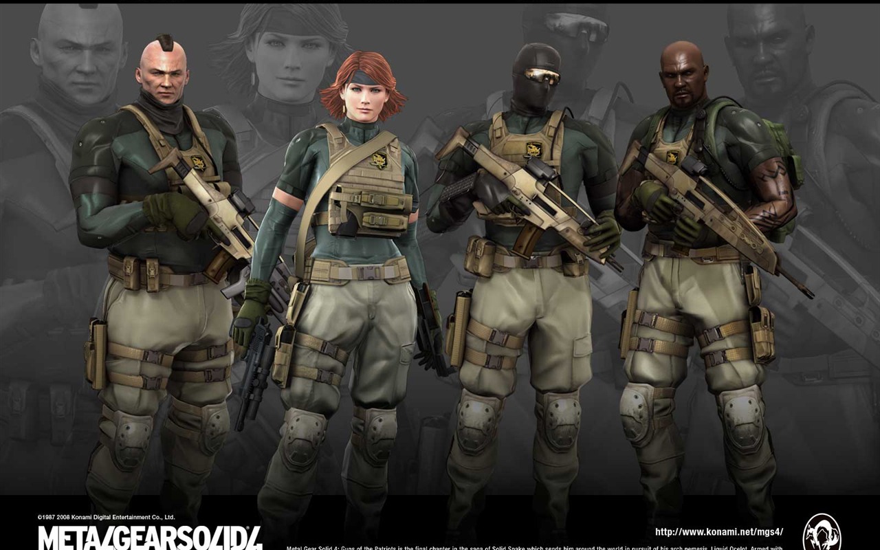 Metal Gear Solid 4: Guns of Patriots los fondos de pantalla #14 - 1280x800