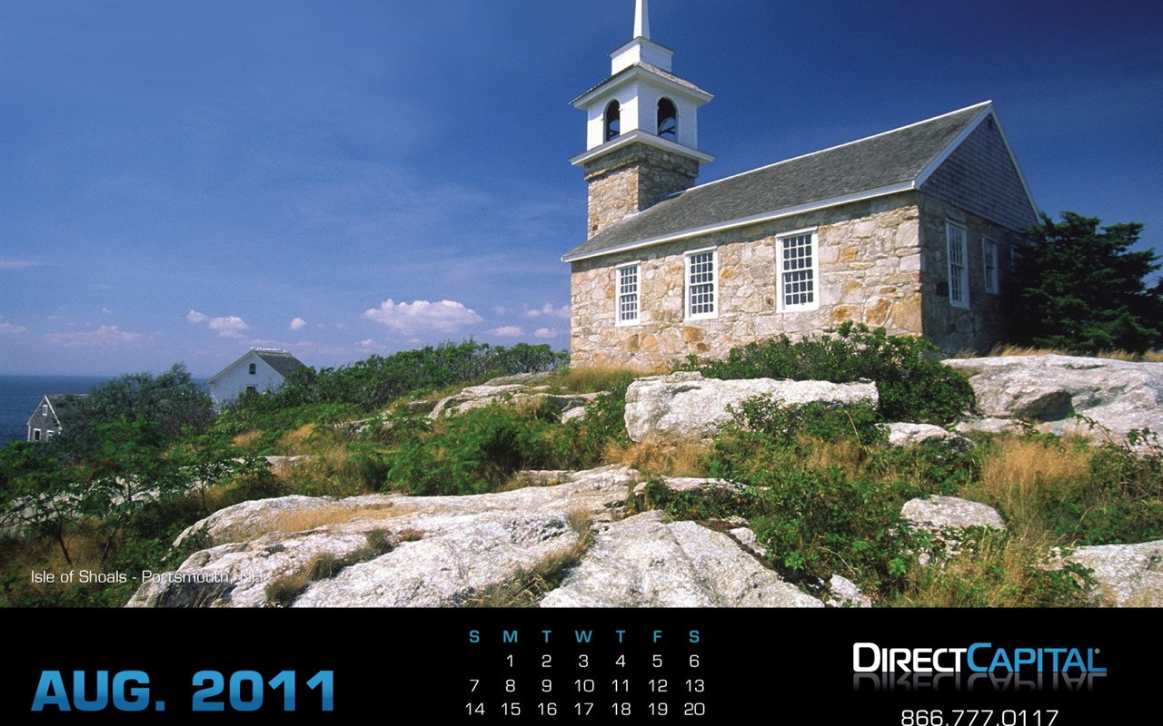 August 2011 calendar wallpaper (2) #15 - 1280x800