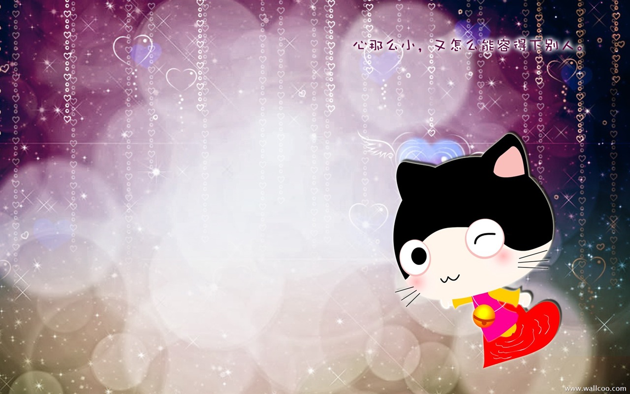 Baby cat cartoon wallpaper (3) #11 - 1280x800